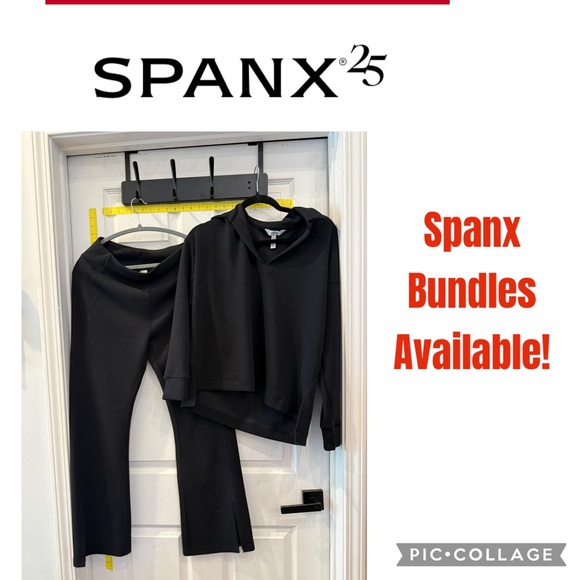 Spanx Air Essentials Crewneck sweatshirt in Essex Green NWT - Picture 7 of 7